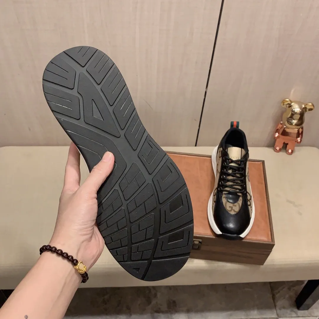 Men's Men's Shoes💰420💰💰🎩🎩[Lightning][Lightning] "Gucci*" The latest and most popular casual sports shoes, top brand [seduce] luxury~purchase, top~quality. [Strong] The upper is made of imported breathable cowhide with material ➕ breathable sheepskin feet (•) and fine workmanship. The original stylish and stylish soft rubber wear-resistant and non-slip outsole is light and comfortable on the feet. The real thing looks better when photographed in real life. 122: code: 38-44, can be customized to 45, 2️⃣ colors available